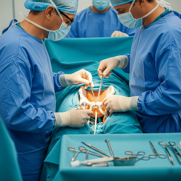 Surgeons Performing Surgery Operation
