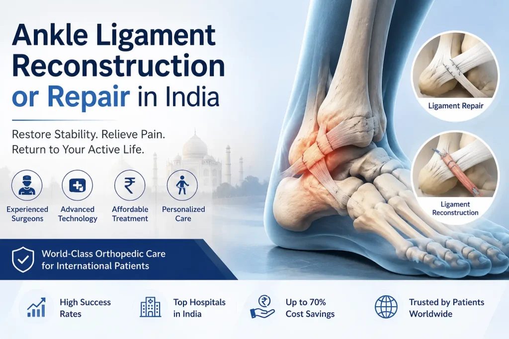 Ankle Ligament Reconstruction or Repair in India