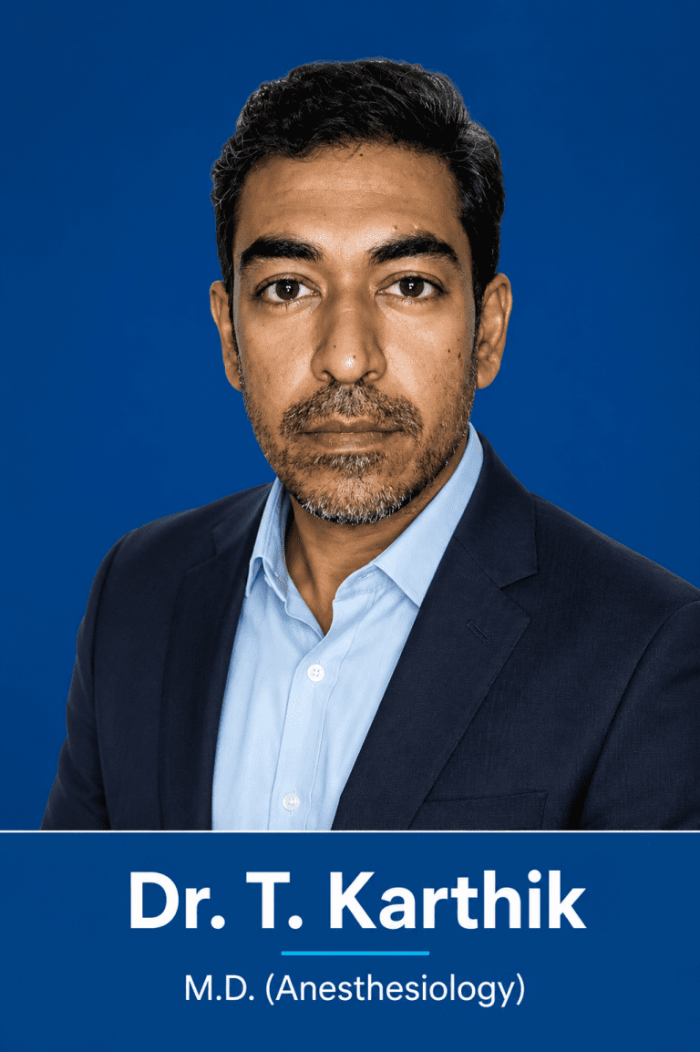 Dr. T. Karthik